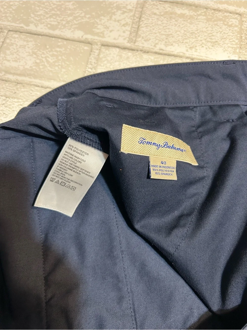 Tommy Bahama Golf Navy Flat-Front Performance Shorts